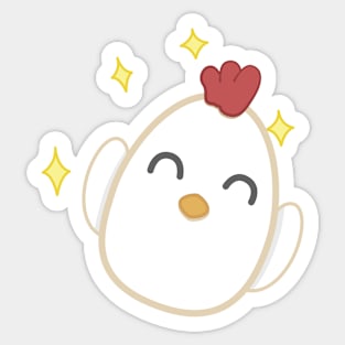 Joyful Chickey Jr Sticker